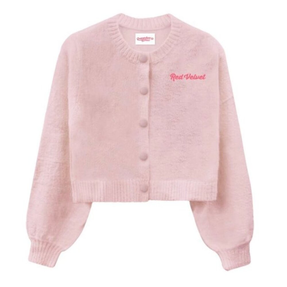 QUEENDOM - RED VELVET K-Pop KPop Girl Group Pink Coquette Cardigan Sweater Large